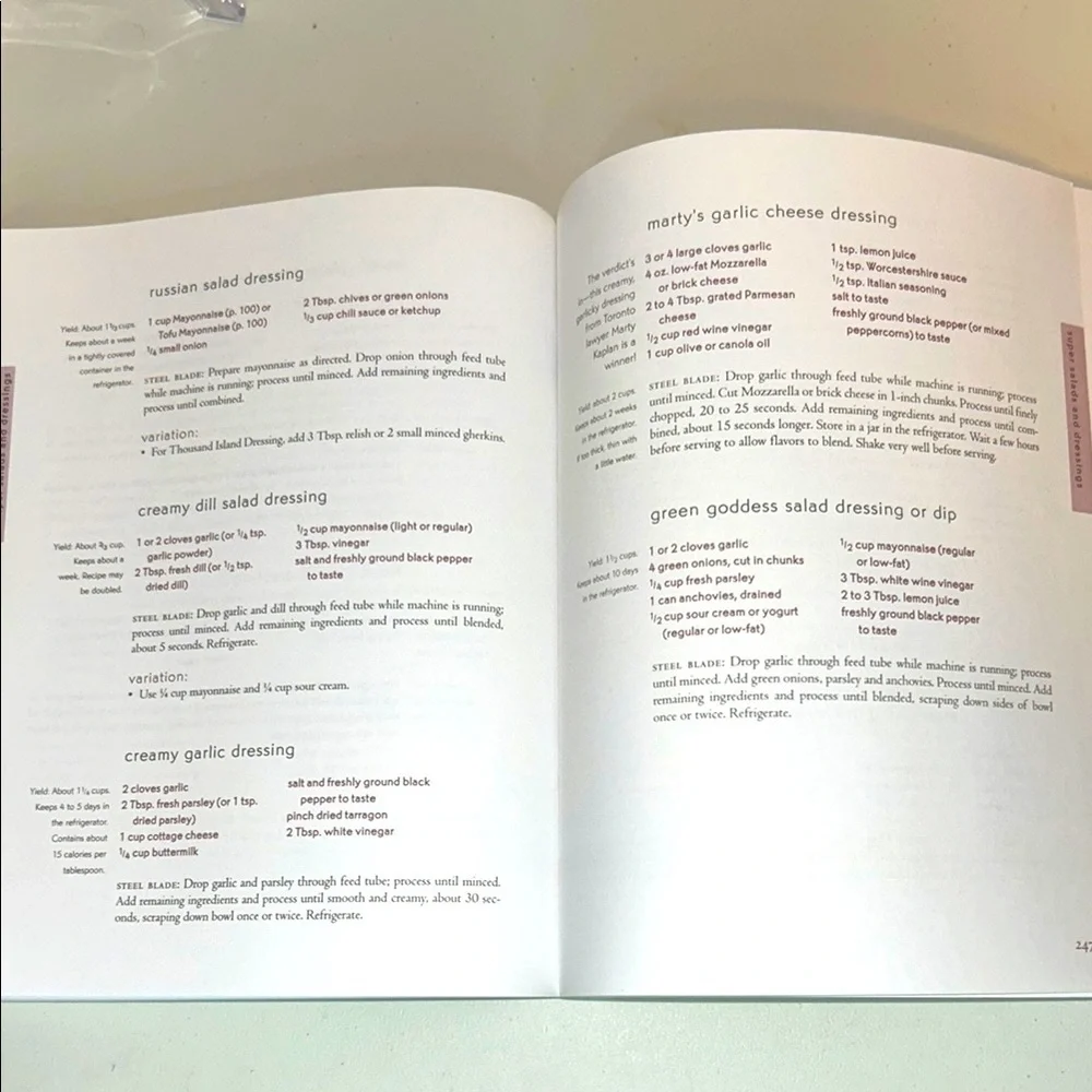 The Food Processor Bible Cook Book